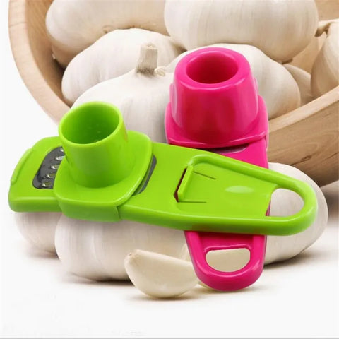 Hand Press Garlic Crusher & Vegetable Chopper