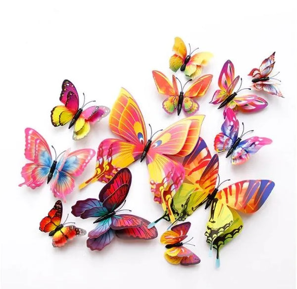 3D Magnetic Butterflies Wall Decor