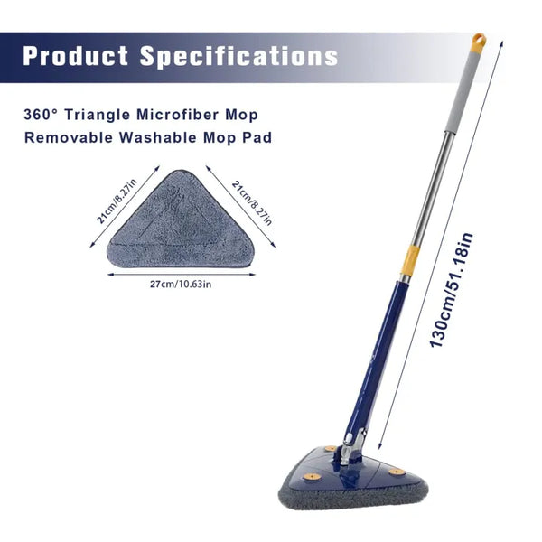Microfiber Mop For Floor 3 Sided