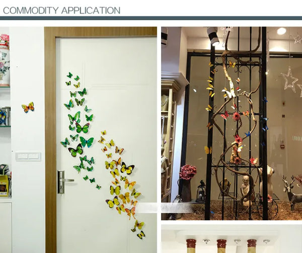 3D Magnetic Butterflies Wall Decor