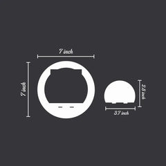 Premium Cat Shape Wooden Floating Shelf |