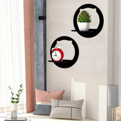 Premium Cat Shape Wooden Floating Shelf |