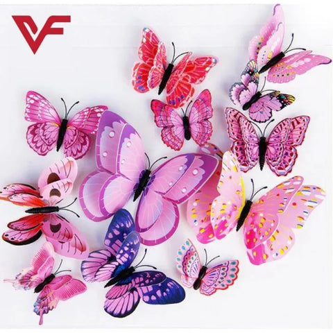 3D Magnetic Butterflies Wall Decor
