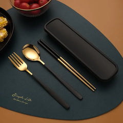 Stainless Steel Fork, Knife & Spoon Gift Box
