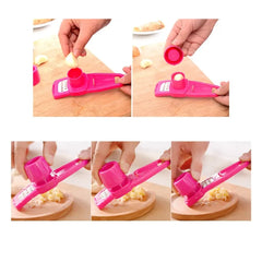 Hand Press Garlic Crusher & Vegetable Chopper