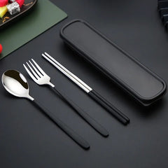 Stainless Steel Fork, Knife & Spoon Gift Box