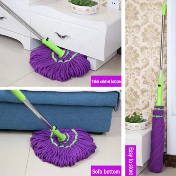 46.4-Inch Round Microfiber Squeeze Mop |