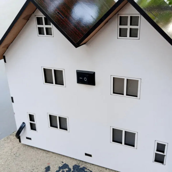 Modern Wooden House 3D Model