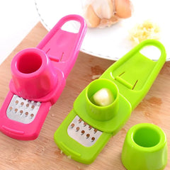 Hand Press Garlic Crusher & Vegetable Chopper