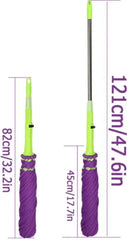 46.4-Inch Round Microfiber Squeeze Mop |