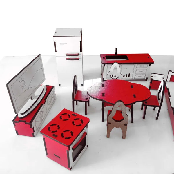 Dollhouse Furniture Pack 3D Model