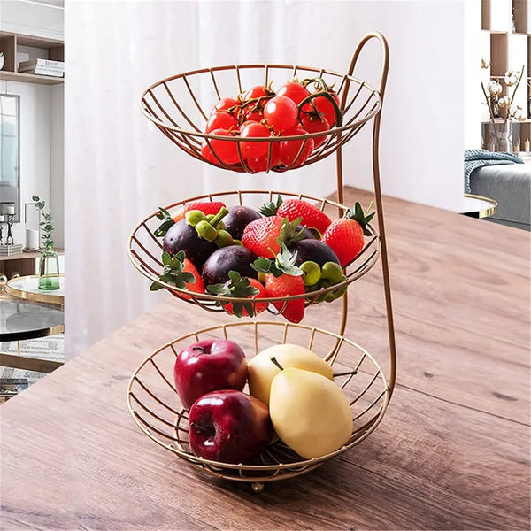 Multi-Purpose Stainless Steel Fruit and Vegetable Basket