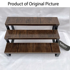 Multi-Purpose Wooden Shelf Rack for Kitchen Storage