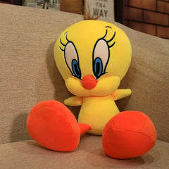 Soft Tweety Bird & Lucky Elephant Plush Dolls | Decorative & Cuddly Gift for Children