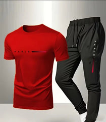 Men's Fashion Tracksuit – Comfortable Two-Piece Sportswear Set