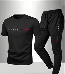 Men's Fashion Tracksuit – Comfortable Two-Piece Sportswear Set