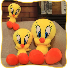 Soft Tweety Bird & Lucky Elephant Plush Dolls | Decorative & Cuddly Gift for Children