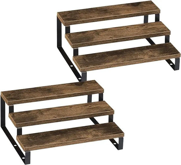 Multi-Purpose Wooden Shelf Rack for Kitchen Storage