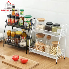 Kitchen Countertop Spice Rack Organizer |