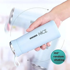 Elegant Glass Water Bottle with Bamboo Lid | Eco-Friendly Reusable Drink Bottle