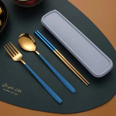 Stainless Steel Fork, Knife & Spoon Gift Box