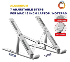 Universal Metal Laptop Stand for All Laptop Sizes